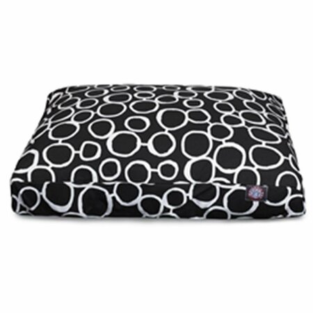MAJESTIC PET Fusion Black Large Rectangle Dog Bed 78899550262